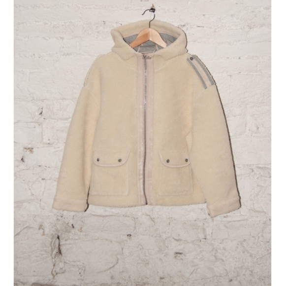 SCOTCH & SODA BONDED TEDDY HOODED JACKET - Picture 7 of 15